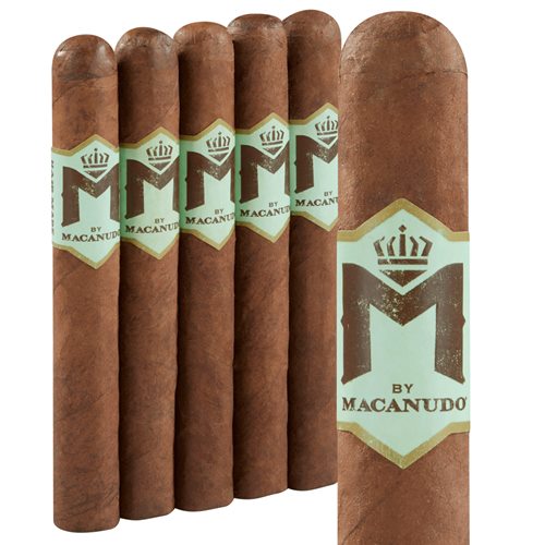 M by Macanudo Mint Cocoa Toro (6.0"x50) Pack of 5