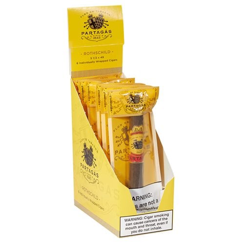 Partagas Rothschild Freshness Pack (Robusto) (5.5"x49) Pack of 6