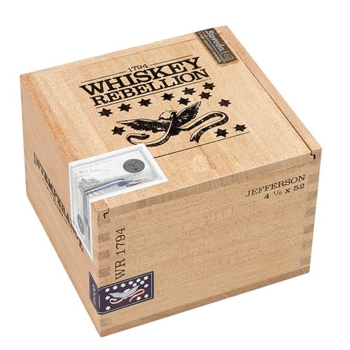 RoMa Craft Whiskey Rebellion 1792 Jefferson (Short Robusto) (4.5"x52) Box of 24