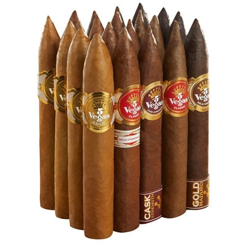 5 Vegas Torpedo Mega-Sampler Cigar Samplers