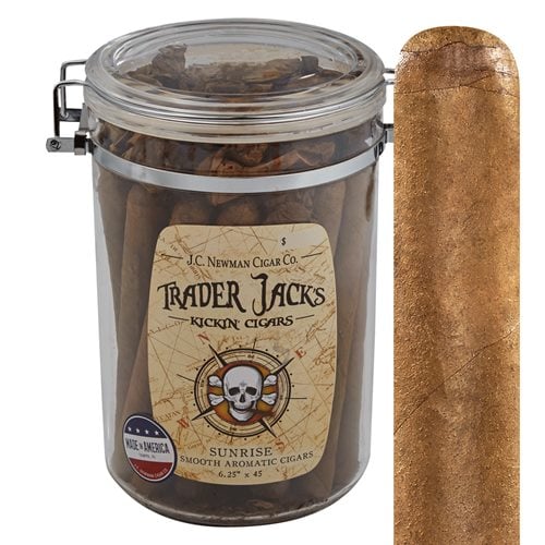 Trader Jack's Kickin' Cigars Sunrise Lonsdale (6.2"x45) Jar of 30