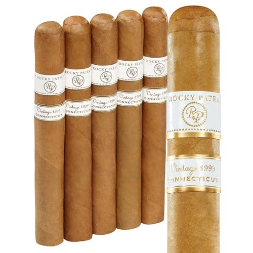 Rocky Patel Vintage 1999 Connecticut Churchill (7.0"x48) Pack of 5
