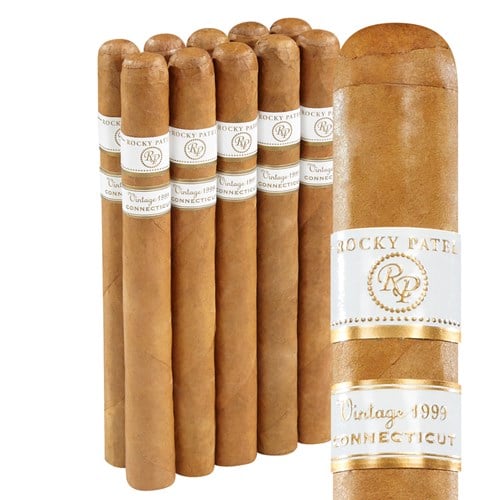 Rocky Patel Vintage '99 Connecticut Churchill (7.0"x48) Pack of 10