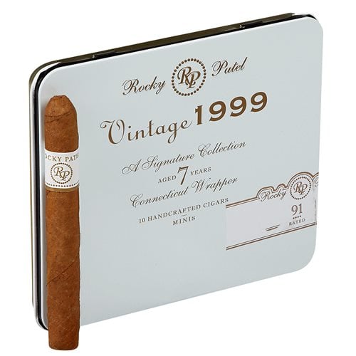 Rocky Patel Vintage 1999 Connecticut Minis (Cigarillos) (4.2"x32) Pack of 10