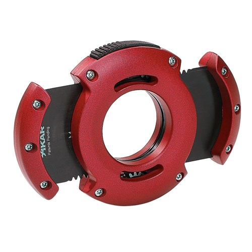 Xikar XO Circle Cutter - Red  Red and Black